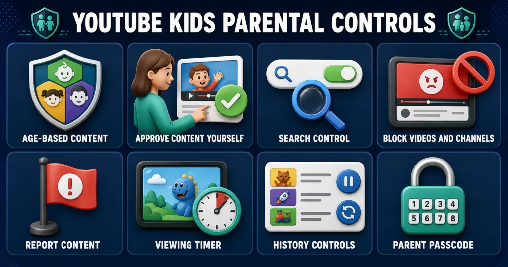 Important YouTube Kids parental controls for protecting children