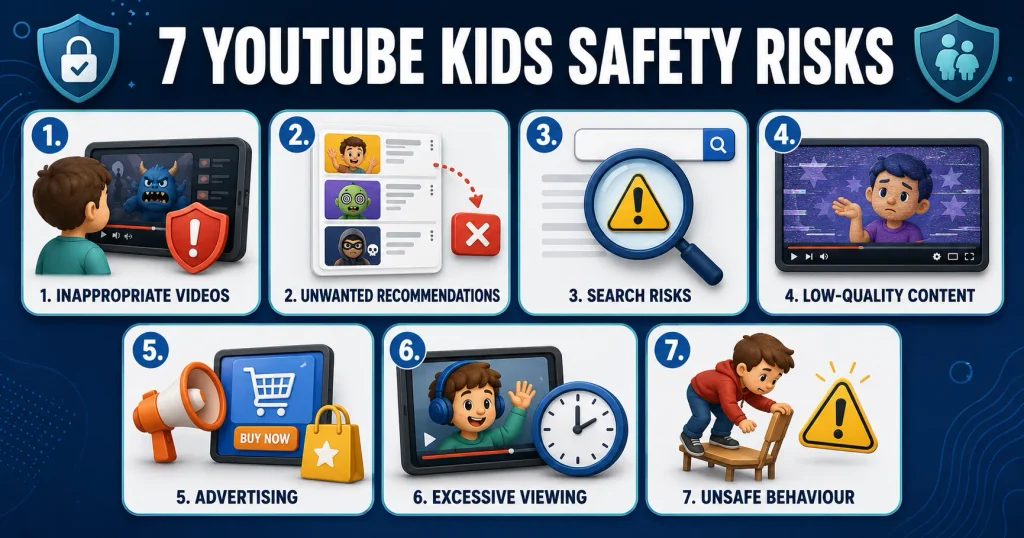Seven main YouTube Kids safety risks parents should know