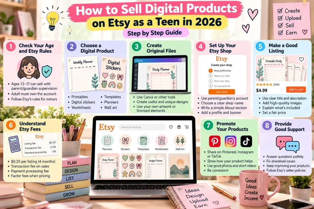 How to Sell Digital Products on Etsy